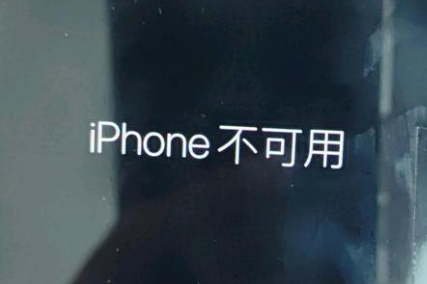 施秉苹果服务网点分享锁屏界面显示“iPhone 不可用”如何解决 