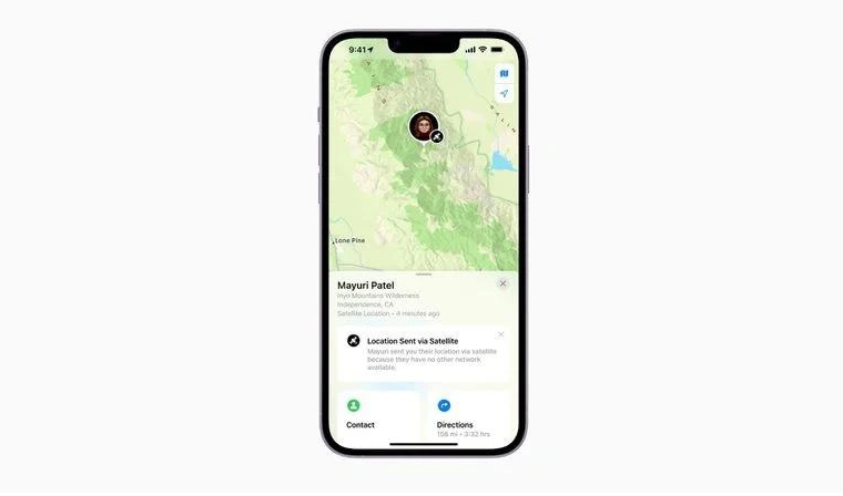 施秉苹果14维修分享iPhone14系列中 FindMy功能通过卫星分享位置方法教程 